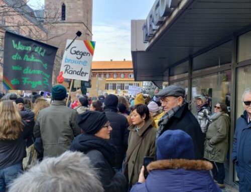 Demos gegen Rechtsruck in Deutschland